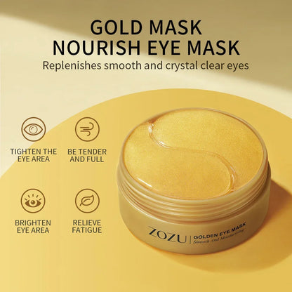 120/60Pcs Avocado Golden Collagen Eye Mask anti Dark Circles Eye Bags Moisturizing anti Wrinkle Eye Patches Skin Care Products