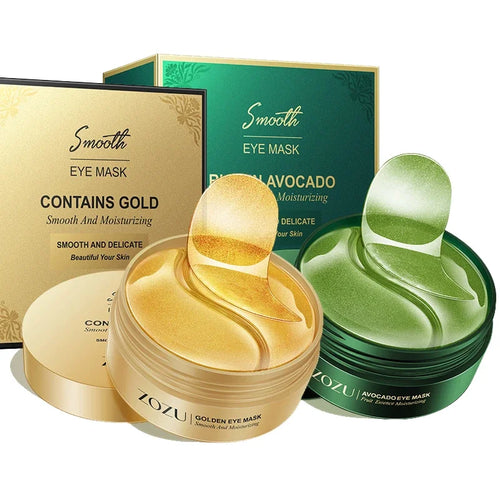120/60Pcs Avocado Golden Collagen Eye Mask anti Dark Circles Eye Bags Moisturizing anti Wrinkle Eye Patches Skin Care Products