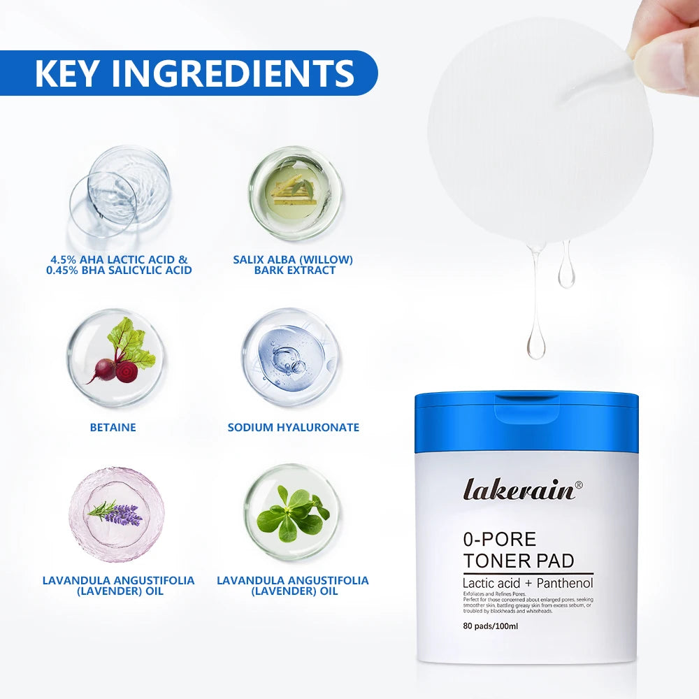 Zero Pore Pad 2.0 Double Textured Facial Toner for Exfoliating and Smoothing Pores Korean Skin Care Pad for All Skin Types 70Pcs